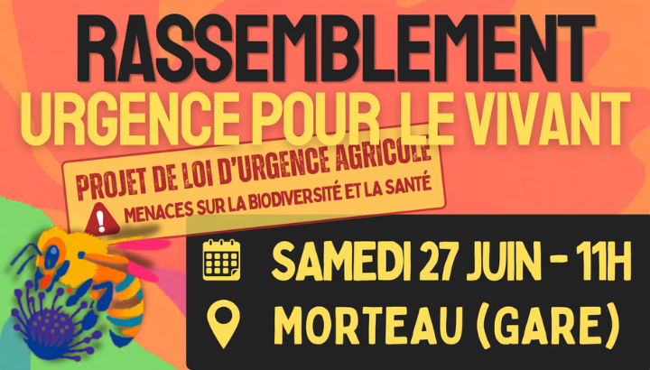 Mobilisation contre la loi d'urgence agricole en Franche-Comté